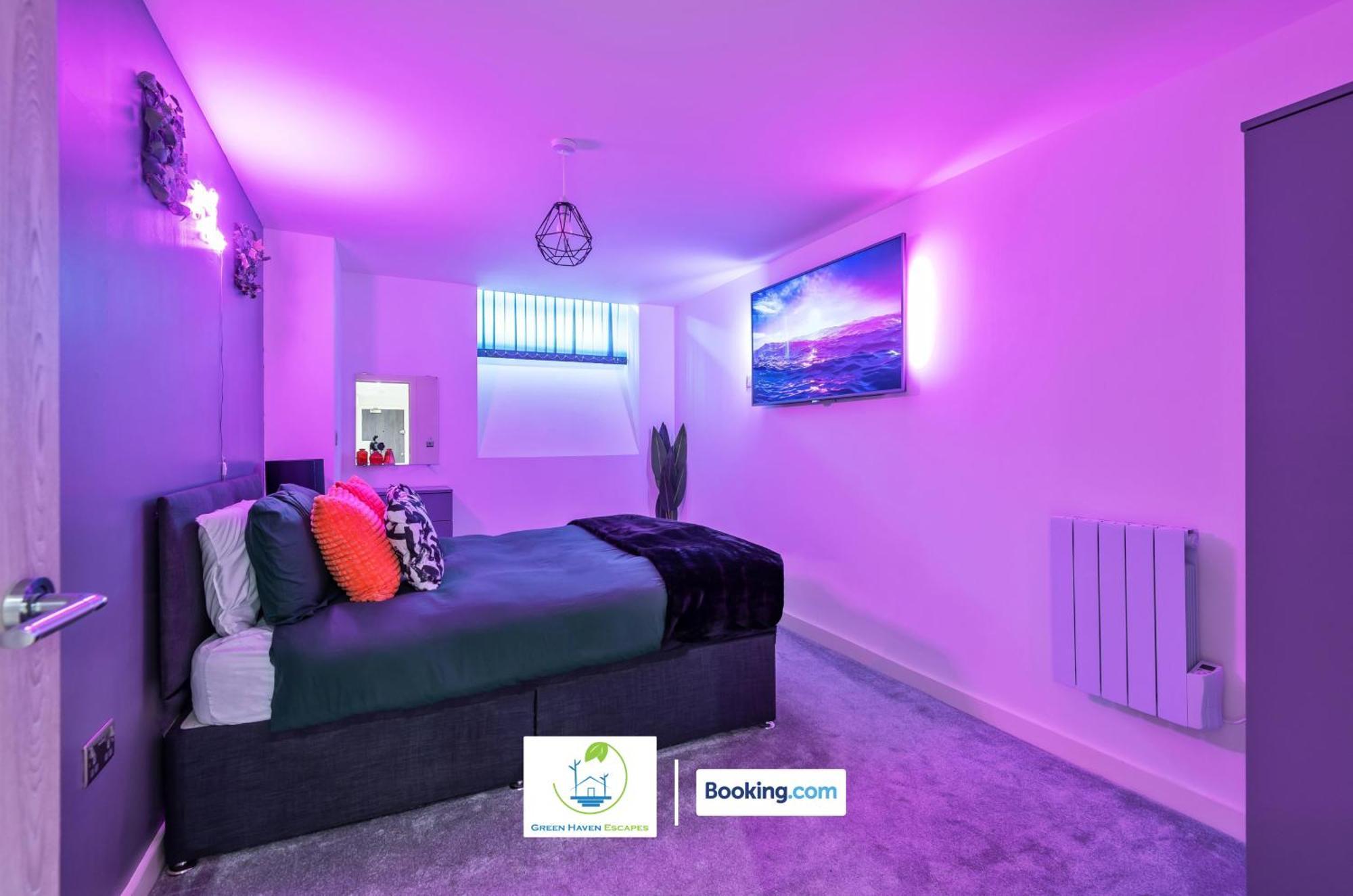 Spacious 1 Bedroom Apartment With 4K Cinema Experience By Green Haven Escapes In Bradford Bradford  Dış mekan fotoğraf